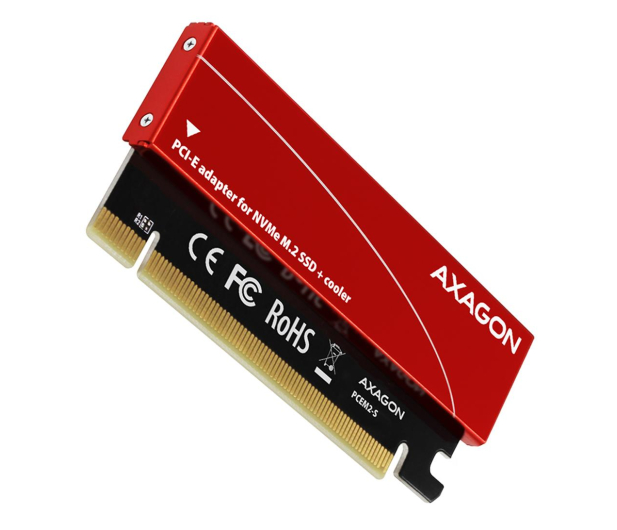 AXAGON PCEM2-S Adapter wewnętrzny PCIe x16, 1x M.2 NVMe M-ke - 1139527 - zdjęcie 2